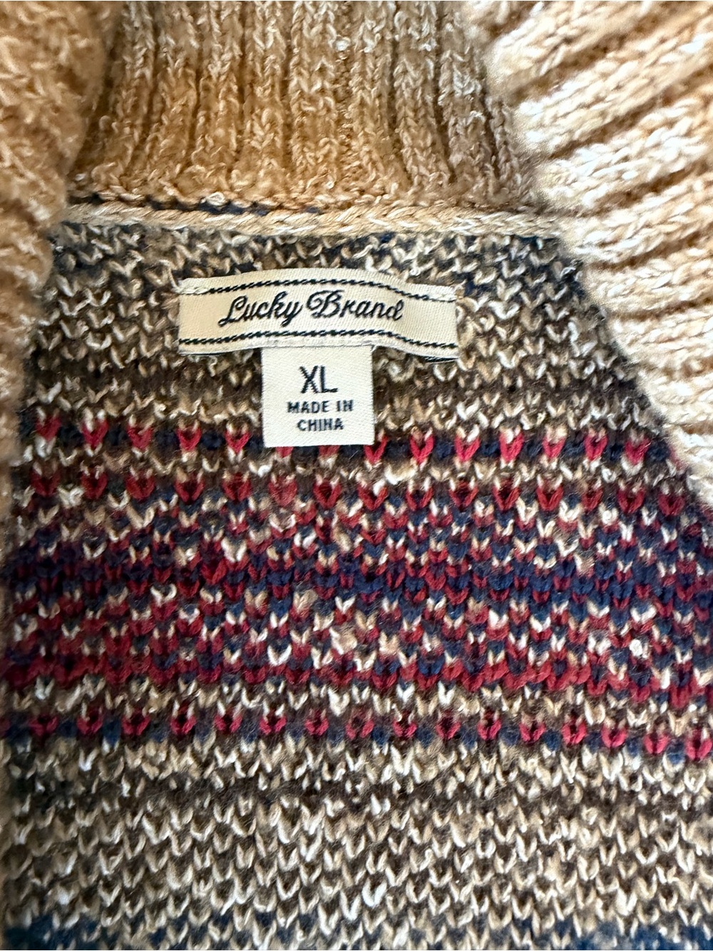 Lucky Brand Aztec Cardigan - Picture 6 of 6